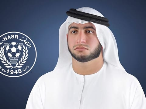 Sheikh Rashid Bin Hamdan Bin Rashid Al Maktoum, Chairman of Al Nasr Cultural and Sport Club