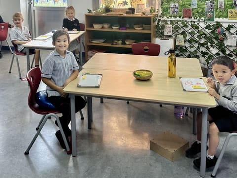 The new Dubai British School campus, located in Emaar’s Mira community, will be the fifth DBS school in operation once completed. File photo shows Year 1 students at DBS Emirates Hills.