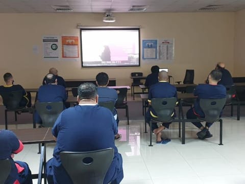 Inmates at Sharjah jail