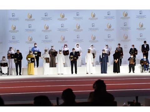 The 11th Mohammed bin Rashid Al Maktoum Creative Sports Award ceremony in Dubai