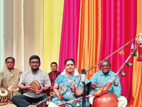 Bharathi Thirumagan and team will bring art form Villupattu to Dubai