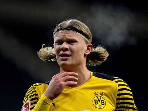 Borussia Dortmund's Erling Haaland