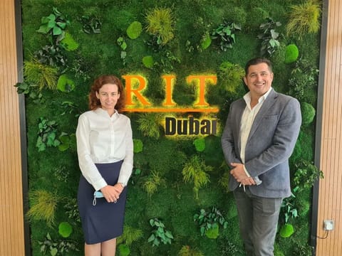 Matthew Lambert, Regional Director, Alliances & Channels, MENA at Salesforce and Orsi Urban, Manager, Career Services & Co-operative Education at RIT Dubai