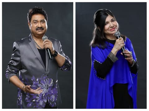 Kumar Sanu and Alka Yagnik