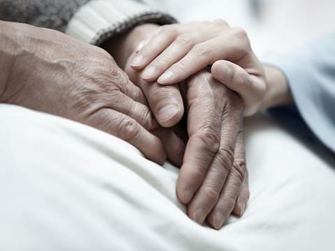 Care for elderly. Photo for illustrative purpose only