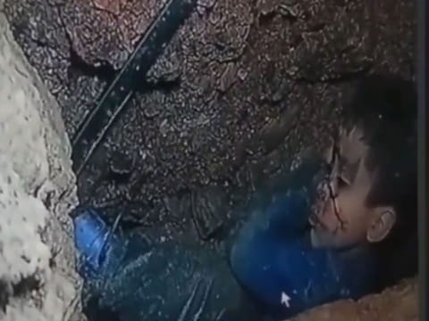 Rayan's fate sparked an outpouring of sympathy online, with the Arabic hashtag #SaveRayan going viral.