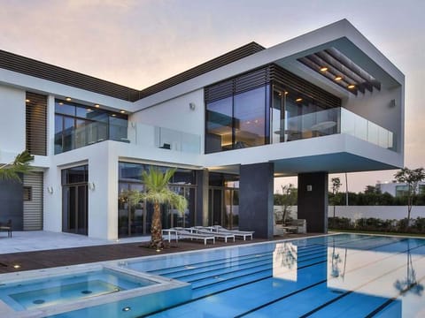 One of the eye-catching villas at District One, which is competing with the likes of the Palm, Emirates Hills, Jumeira Bay and Dubai Hills as the choice spot for big-ticket property deals in Dubai.