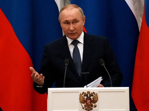 Russian President Vladimir Putin.