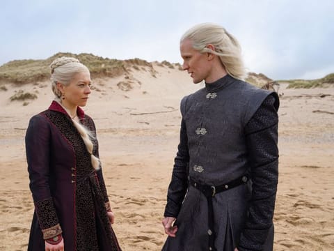 Emma D'Arcy and Matt Smith in 'House of the Dragon'