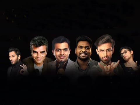 Comedians Nitinn R. Miranni, Atul Khatri, Amit Tandon, Zakir Khan, Biswa Kalyan Rath, Prashasti Singh