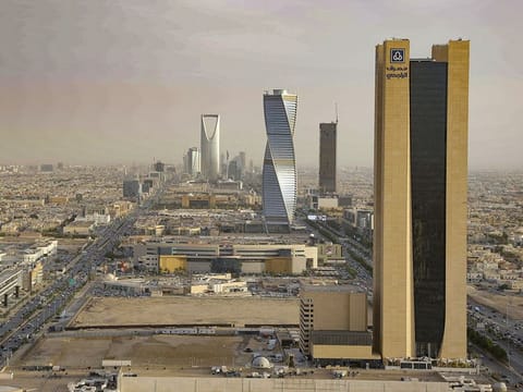 Riyadh skyline, Saudi Arabia.