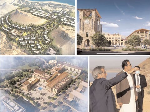 The master plan of Namal Knowledge City is the brainchild of the Srinagar-born American architect Tony Ashai