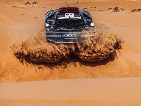 Stephane Peterhansel leads the way in the Abu Dhabi Desert Challenge