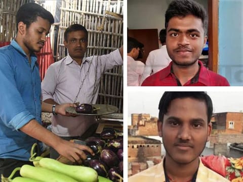 Clockwise from left Commerce topper Ankit Kumar Gupta, Arts topper Sangam Raj and Science topper Saurav Kumar
source Twitter