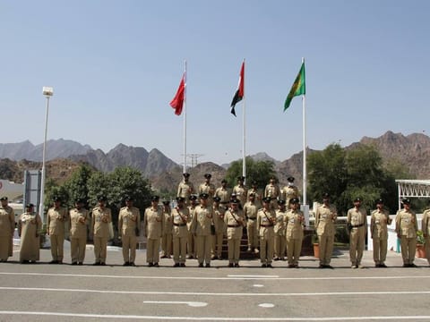Officers at Hatta Police Station in Dubai emirate