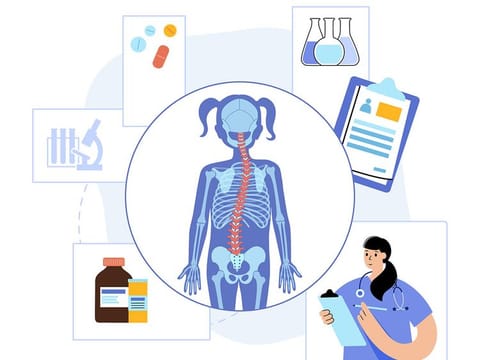 There are a number of tests that must be conducted to conclude that a patient has scoliosis.