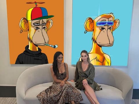 Co-founders of ArtKōrero consultancy Chimere Cissé, left, and Julia Pavlovska.