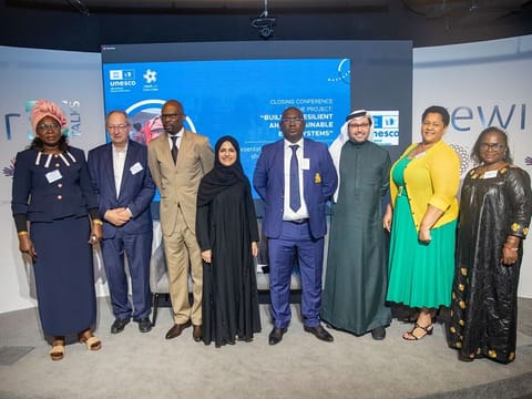 Key representatives of the UNESCO-IBE and Dubai Cares joint project on "Building Resilient and Sustainable Early Childhood Care and Education (ECCE) Systems".