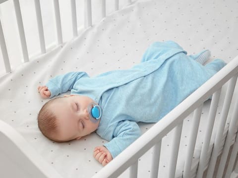 Pacifiers can bring comfort and help a baby fall asleep.