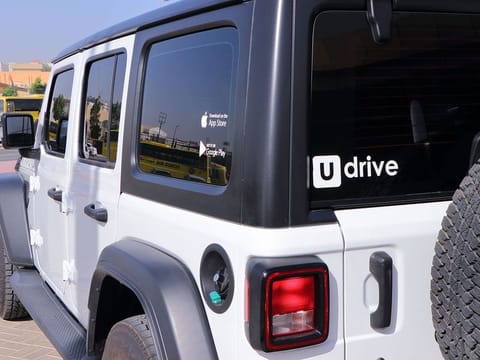The Udrive service allows residents and visitors to rent vehicles through a smart application. The rental cost includes fuel and parking.
