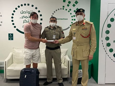 Peter Lawson (left) said once he realised he had lost the money in Dubai, he was confident he would get it back