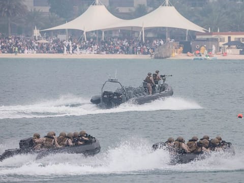 Members of the UAE Armed Forces participate in Union Fortress military exercise.( WAM/Gulf News archives)