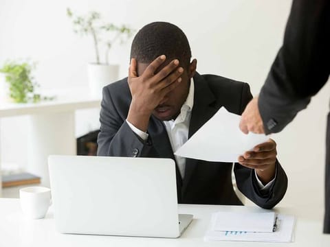Employee was paid a dud cheque, then employer fired him for lodging a complaint with authorities. For illustrative purposes only.