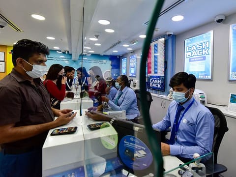Customers at Lulu Exchange in Sharjah. Remittances from the UAE were seeing an uptick as several, particularly South Asian currencies, lost a bit of momentum and recorded remittance-beneficial rates in the past few weeks.