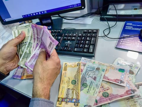 Indian rupee remains at over 23.8 against dirhams - and UAE based NRIs have just been cashing in this week.