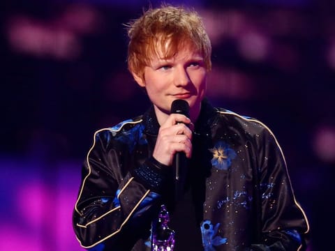 Singer Ed Sheeran.