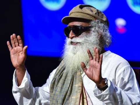 Sadhguru promoted the ‘Save Soil’ movement at Dubai’s Museum of the Future on Saturday