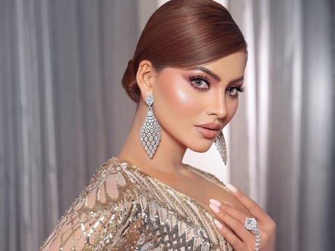 Urvashi Rautela in a Michael Cinco gown at the IIFA Awards Abu Dhabi
