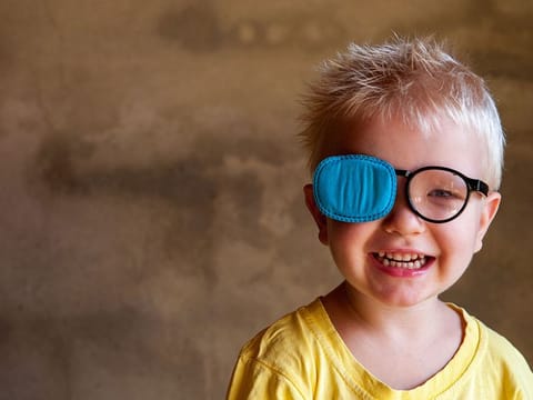 Exercises for the muscles that control eye movement - some of which include a patch - sometimes help the eyes work together better.