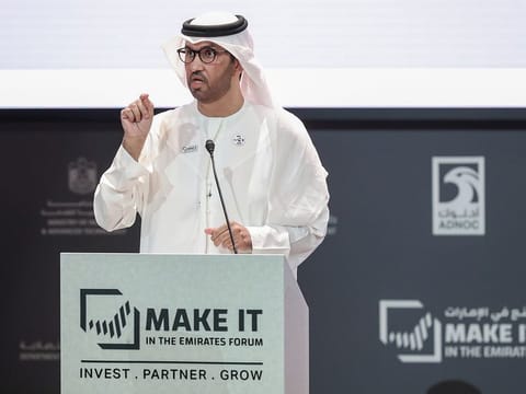 File photo of Dr Sultan Al Jaber, Minister of Industry and Advanced Technology, ADNOC Managing Director and Group CEO.