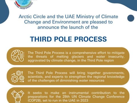 UAE Ministry of Climate Change and Environment, Arctic Circle launch Third Pole Process