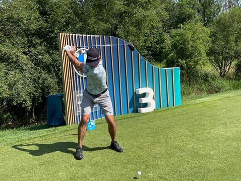 Rafa Cabrero Bello in action during the first round of the BMW International in Munich.