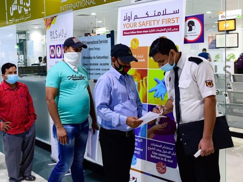 Indian expats at a Passport Seva Camp organised by the Consulate General of India at one of the 12 BLS International Service Centres in Dubai on Sunday.
