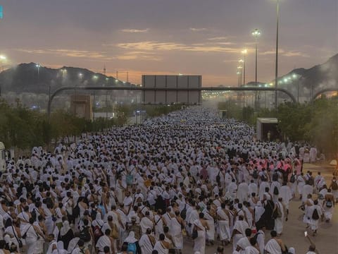 Hajj pilgrims perform the Farewell Tawaf in this file picture.