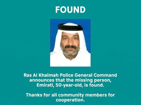 Police shared the update on their social media channels
