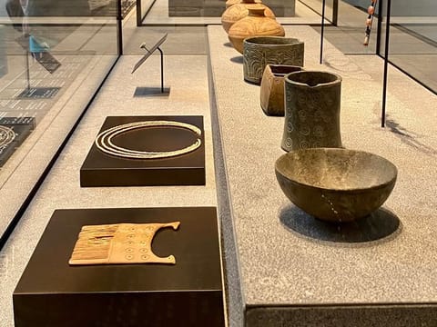 Various artefacts from Department of Culture and Tourism - Abu Dhabi on display at Louvre Abu Dhabi