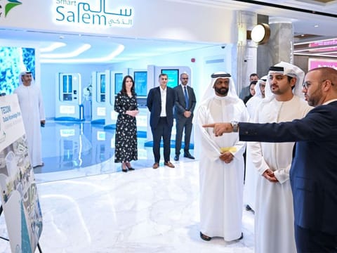 Sheikh Maktoum bin Mohammed bin Rashid Al Maktoum, Deputy Ruler of Dubai, Deputy Prime Minister and Minister of Finance, on Wednesday inaugurated the Smart Salem centre