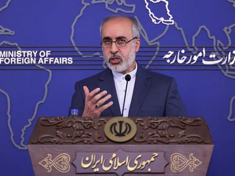 Iran's Foreign Ministry spokesman Nasser Kanani in a file photo.