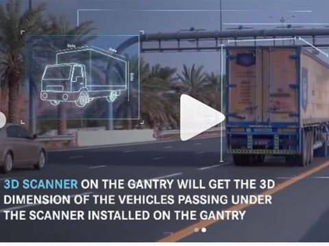 A series of weigh-in-motion smart gates are helping keep Abu Dhabi’s roads safe from accidents caused by overloading