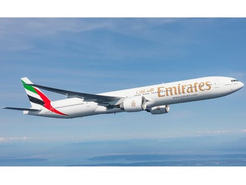 The Emirates flight refuelled in Erbil and continued its journey to Brussels in about two hours.