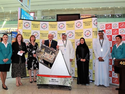 Dubai Duty Free officials conducted the draw at the airport