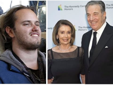 Back in the early 2010s, David DePape (left) was a hemp jewelry maker and a member of the Green Party, according to the San Francisco Chronicle. DePape was taken into custody Friday after striking Paul Pelosi (right), husband of Speaker of the US House of Representatives Nancy Pelosi, with a hammer. Paul Pelosi's skull was fractured. DePape is being booked on charges including attempted homicide, assault with a deadly weapon, elder abuse and burglary.