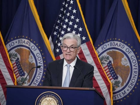 Jerome Powell, chairman of the US Federal Reserve. At its last rate-setting meeting this month, the Fed anticipated two more hikes this year that would bring the fed funds rate to 5.6 per cent.