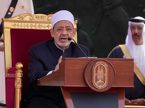 Dr. Ahmed Al-Tayeb, the Grand Imam of Al-Azhar and Chairman of the Muslim Council of Elders