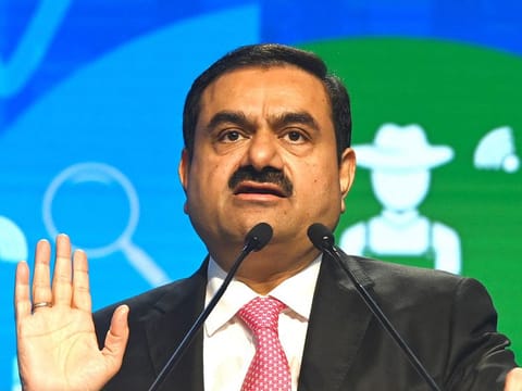Gautam Adani, chairperson of the Adani Group. Adani Green’s stock price has fallen almost 70 per cent this year, while its debt has also slumped.