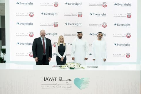The Abu Dhabi Department of Health — Abu Dhabi and US-based non-profit eye bank Eversight on Wednesday to set up the UAE first Eye and Tissue Bank.